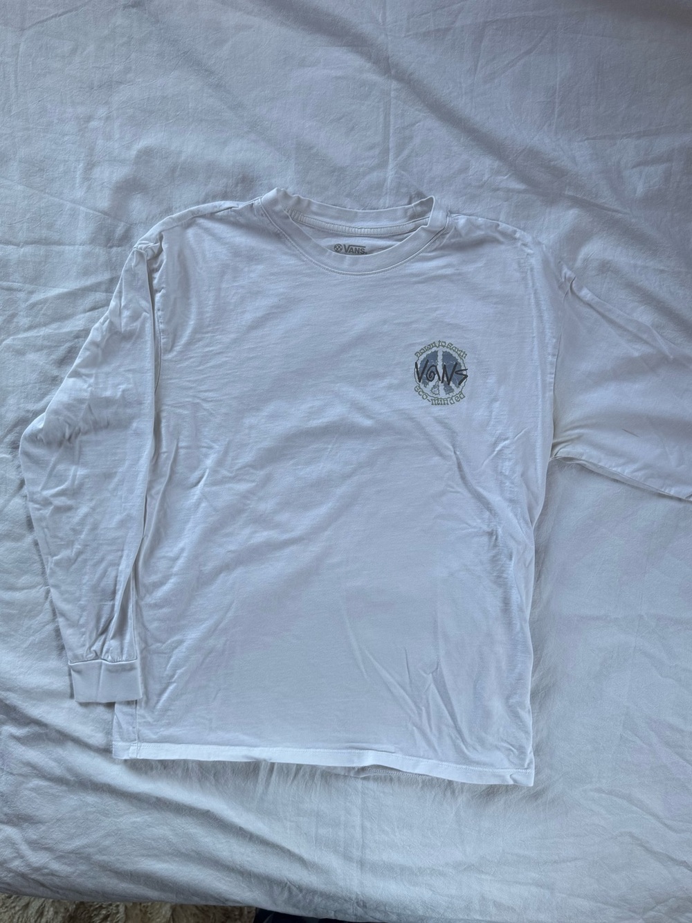 Down to Earth Earth Peace VANS Long Sleeve Shirt Size Small